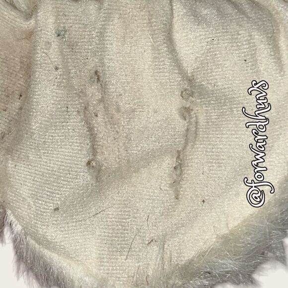 Santa Hat with Beard for XL Dog **View Photos of Inside of beard** Damage - Picture 2 of 13